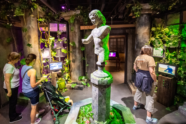 Visitors check out the Wicked Plants exhibit on opening weekend