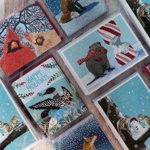 Assortment of holiday cards